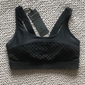 SOLD 90 DEGREE by REFLEX black sports bra SMALL NWT $58